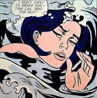Roy Lichtenstein (1923-1997) 'Drowning Girl'